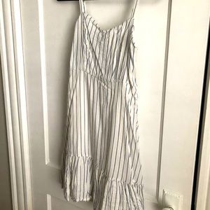 Cami sweetheart neckline sundress linen XS